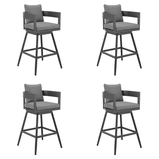 Menorca - Outdoor Patio Swivel Bar Stool Set