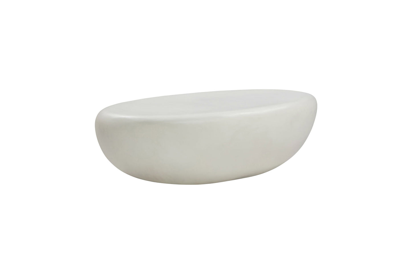 Zenstone - Indoor Outdoor 2-Piece Coffee Table Set - White Concrete Finish