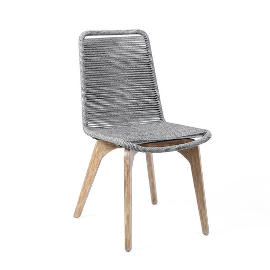 Oasis And Island - Outdoor 5 Piece Light Eucalyptus And Concrete Dining Set