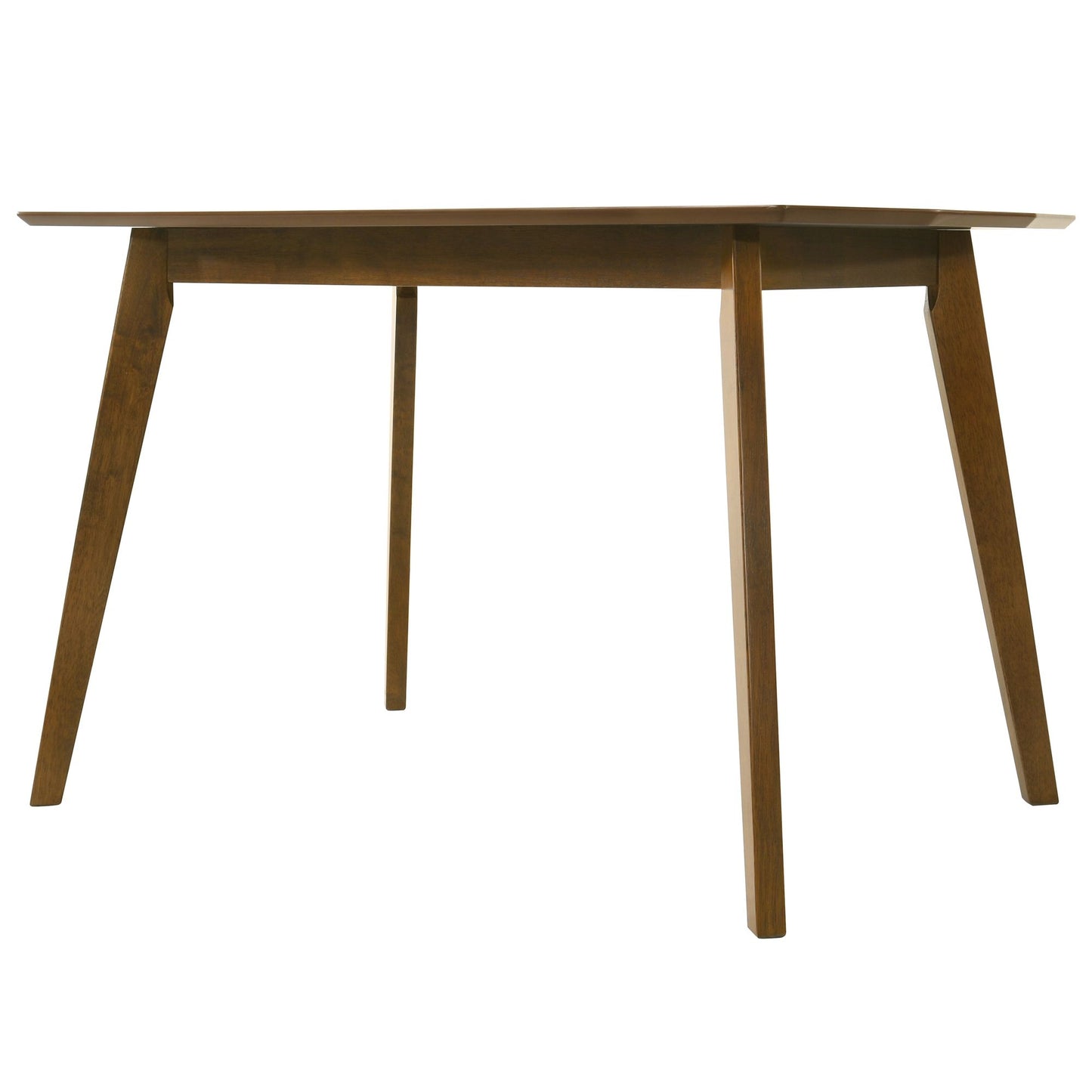 Amaris - Modern Wood 47" Flared Base Dining Table, Seats 4 - Walnut