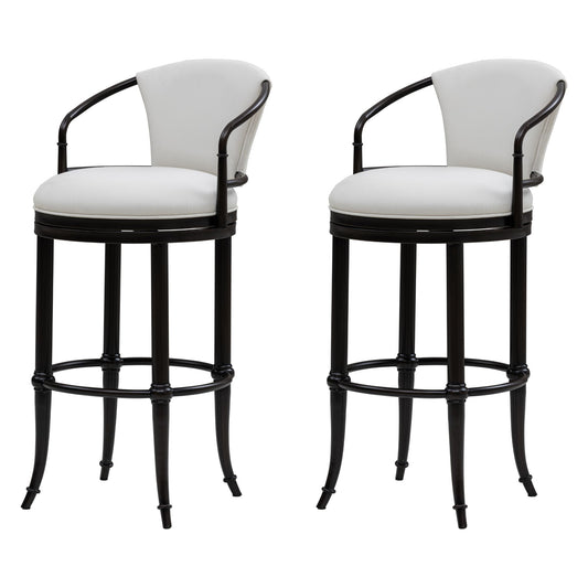 Otis - Upholstered Swivel Bar Height Barstool