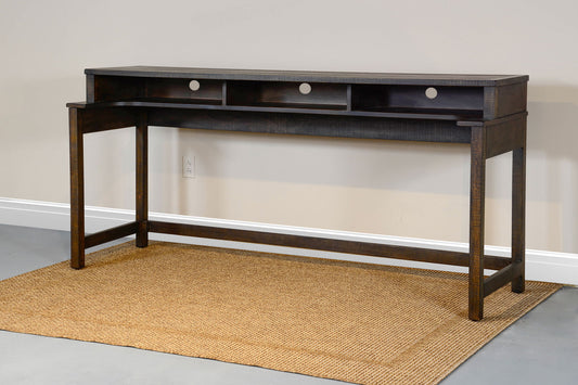 Homestead - Console Table With USB Power Pack - Tobacco Leaf