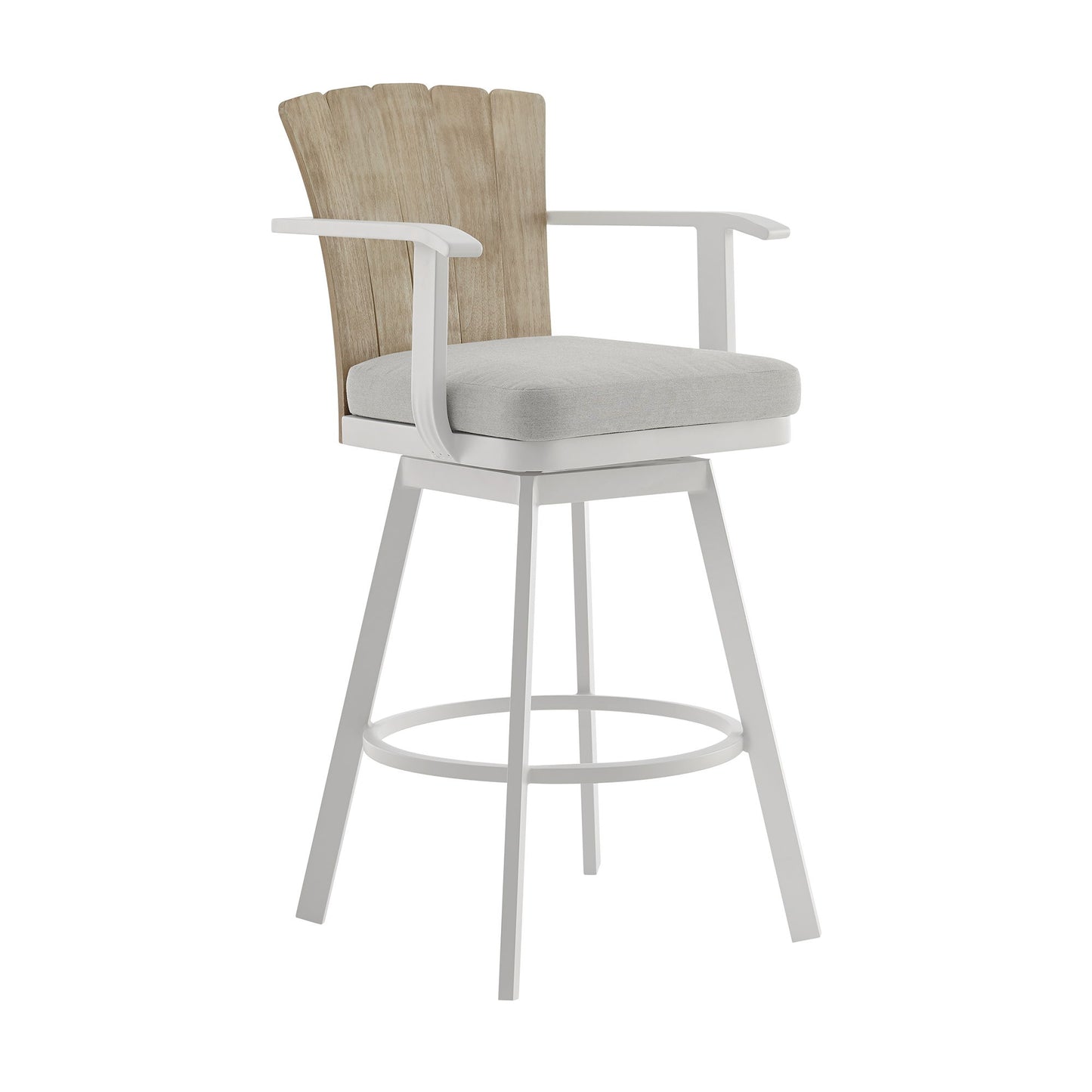 Hazel - Outdoor Patio Swivel Counter Stool Set