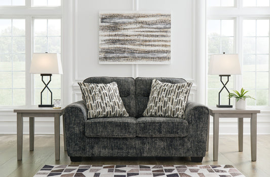 Lonoke - Loveseat - Gunmetal