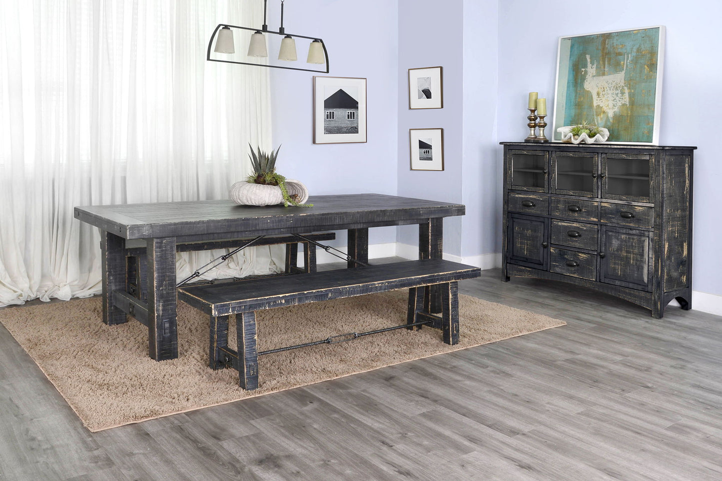 Marina - Wood Dining Table With Extensions