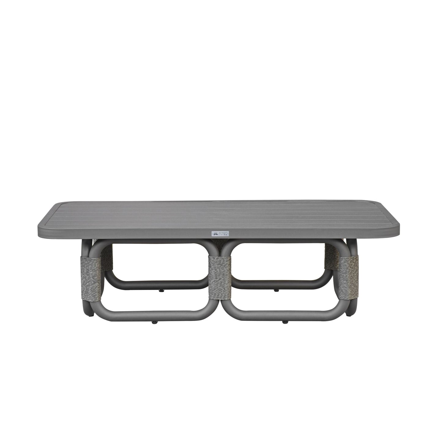 Dorado - Rectangular Outdoor Coffee Table - Gray