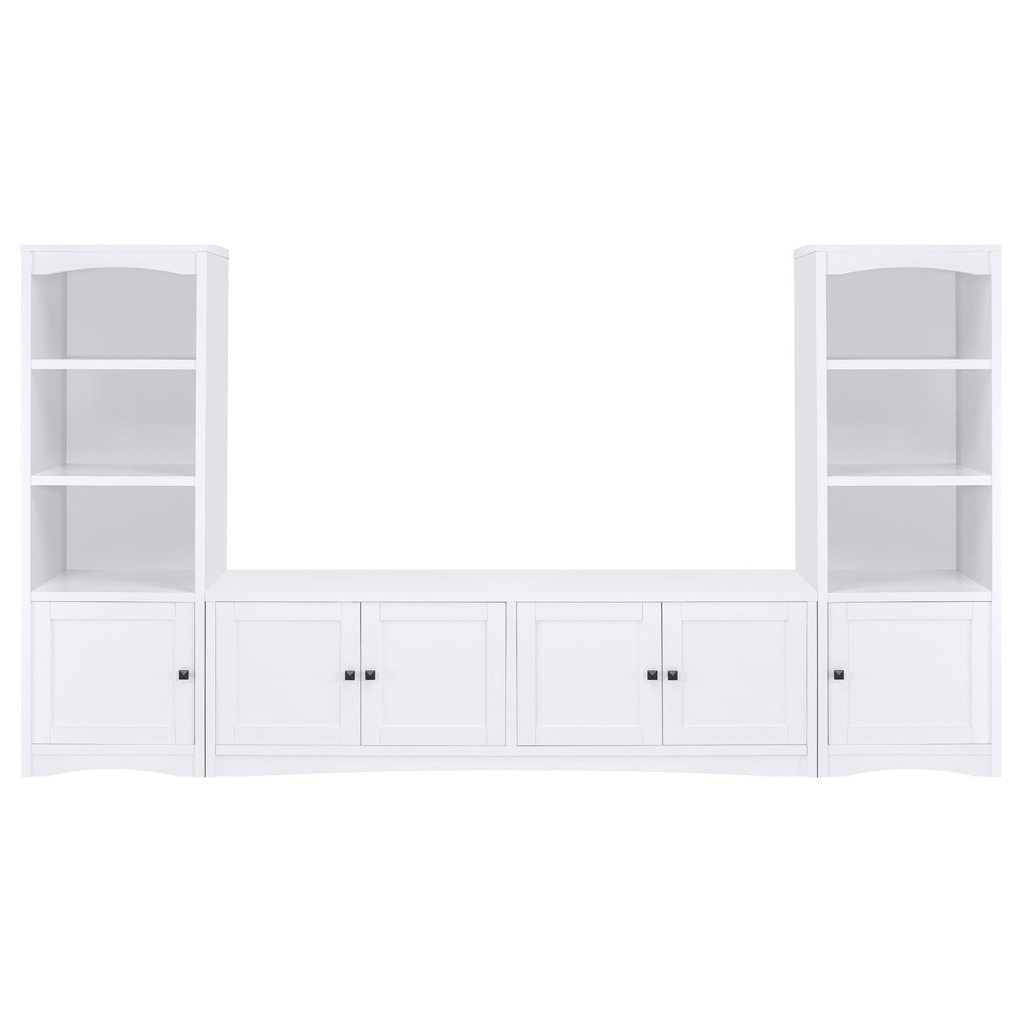 Laughlin 3-piece Entertainment Center TV Stand White
