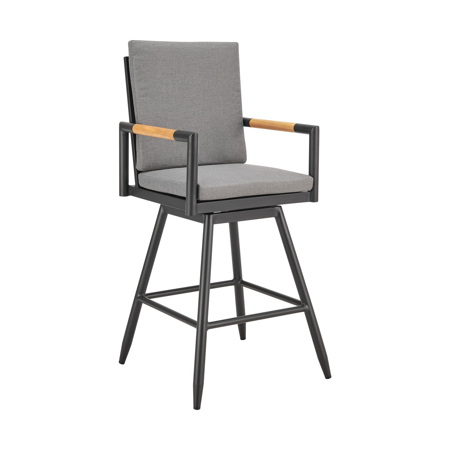 Crown - Outdoor Patio Swivel Bar Stool Set