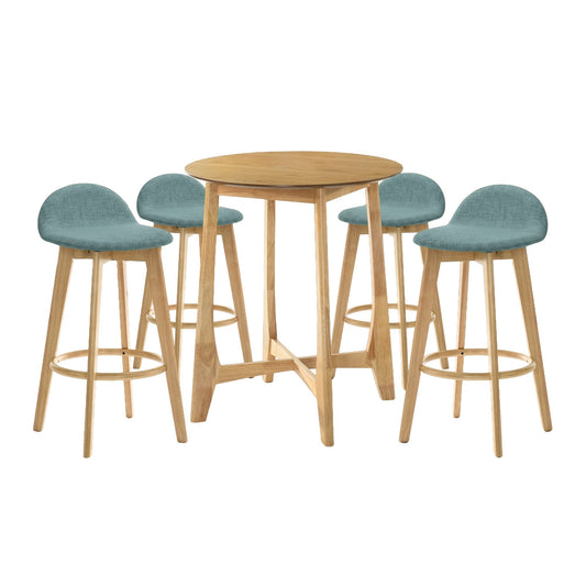 Vera - 5-Piece Wood Bar Set