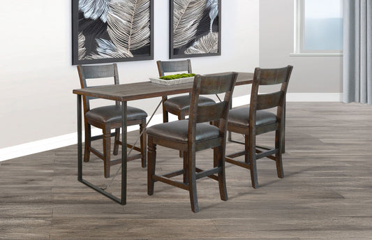 Homestead - Newport Counter Height Friendship Table - Tobacco Leaf