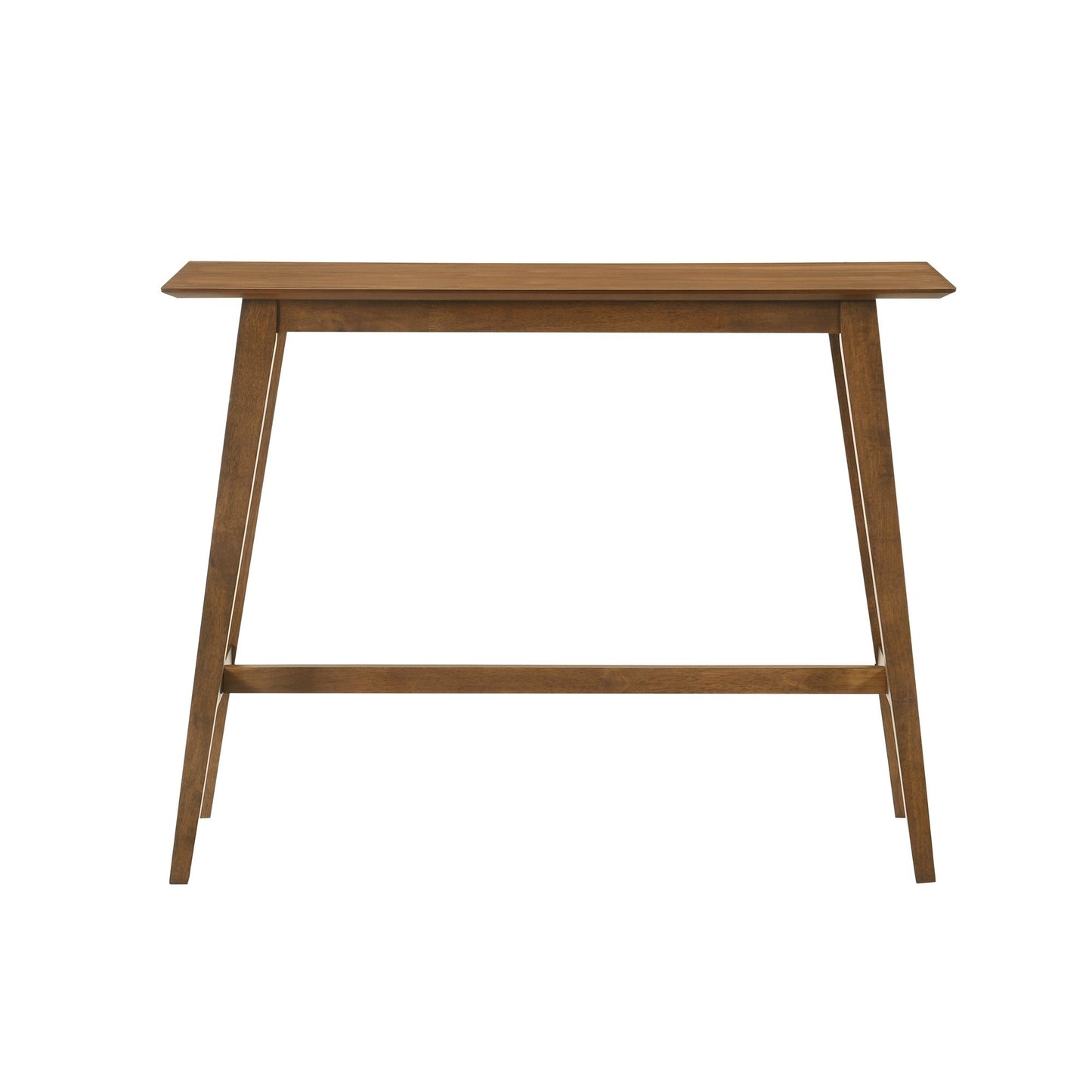 Laverna - 47.25" Wood Top Pub Table - Walnut