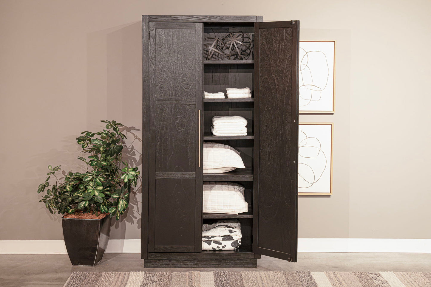 Gen S - Five General Storage Cabinet - Umbra