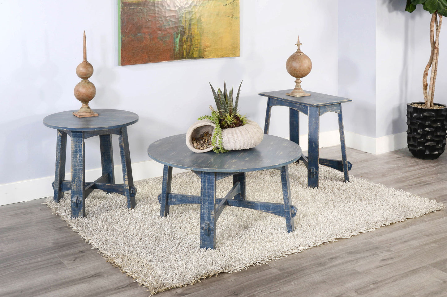 Marina - Farmhouse Chair Side Table