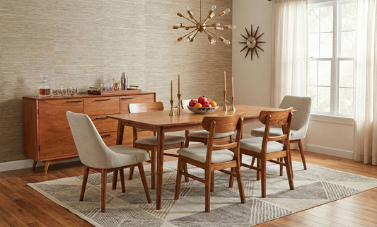 American Modern - Wood Sideboard Buffet - Cinnamon