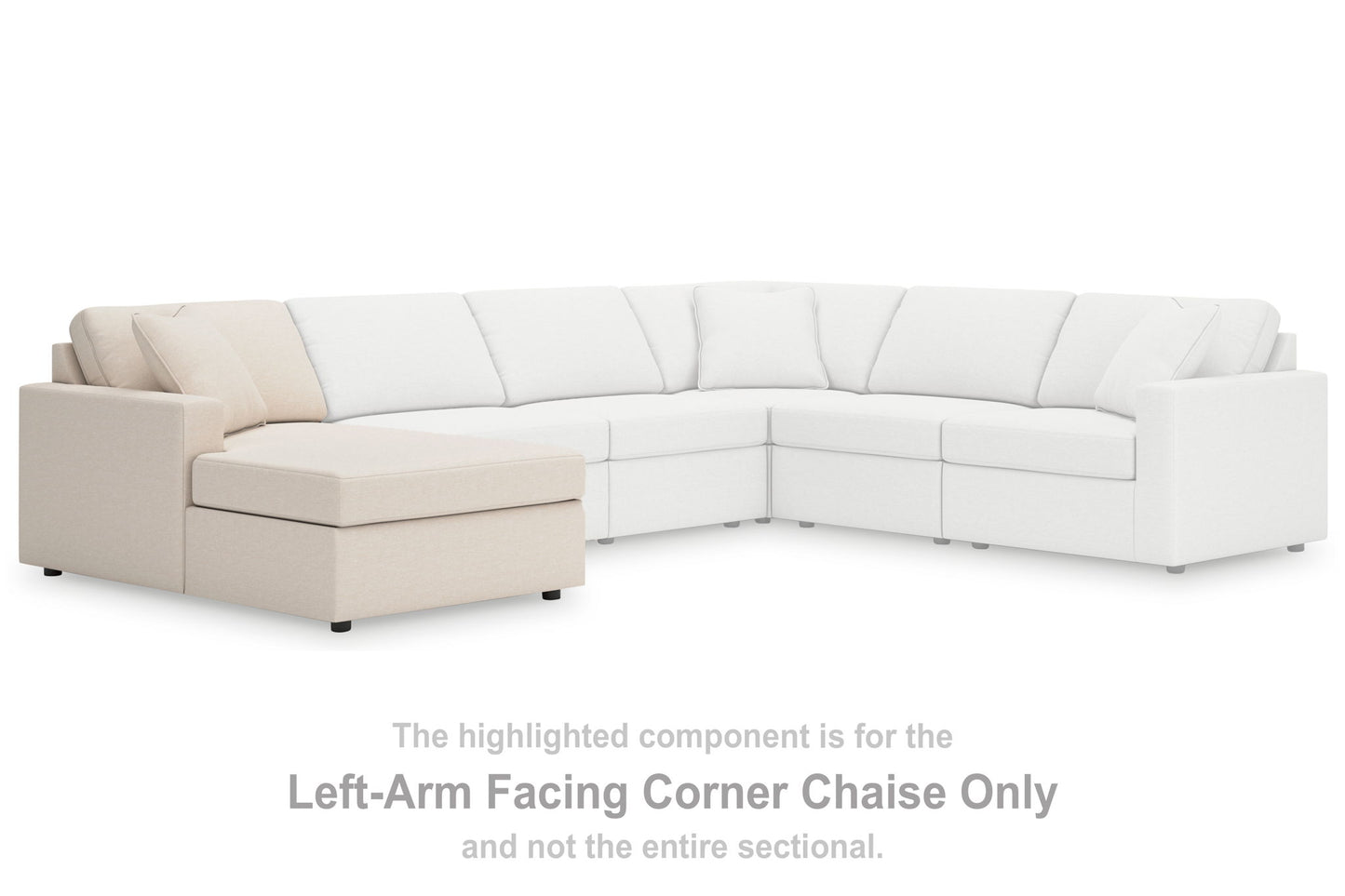 Modmax - U-Shaped Sectional - Oyster