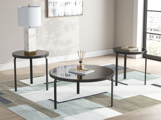 Dorylin - Occasional Table Set (Set of 3) - Black