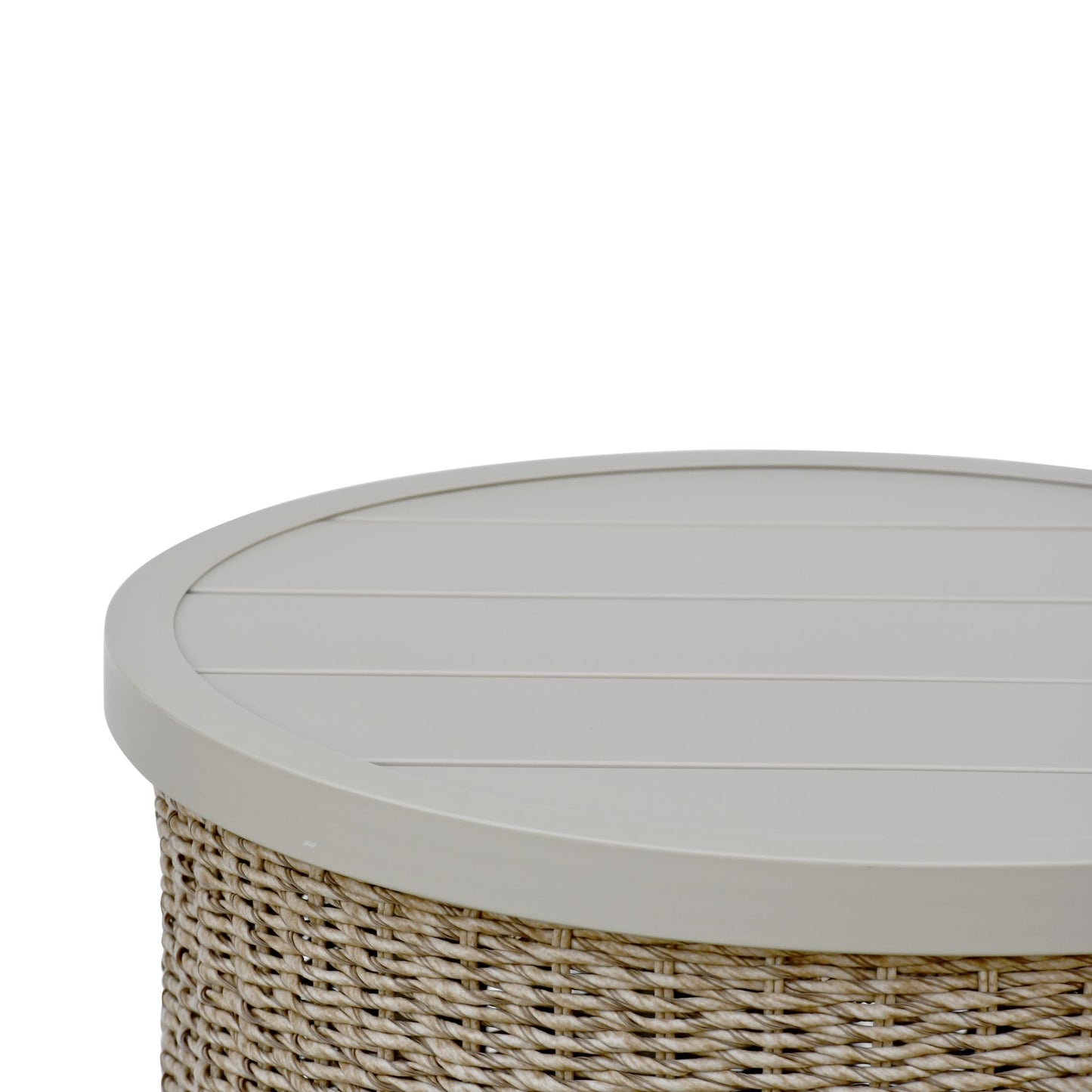 Pavilion - Round Outdoor End Table - Natural