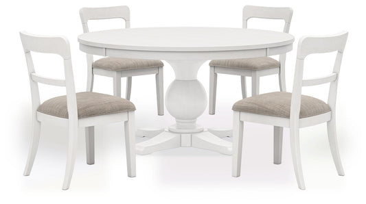 Greddinton - Round Dining Table Set