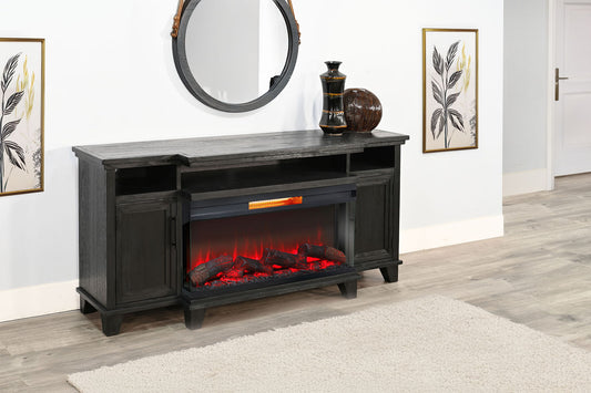 Adrian - Media Console Only (for 2001B-36P Insert) - Black