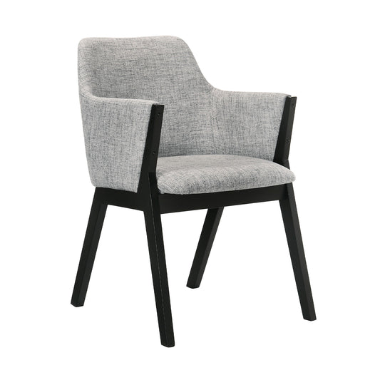 Arcadia And Renzo - Round 5 Piece Dining Set - Black