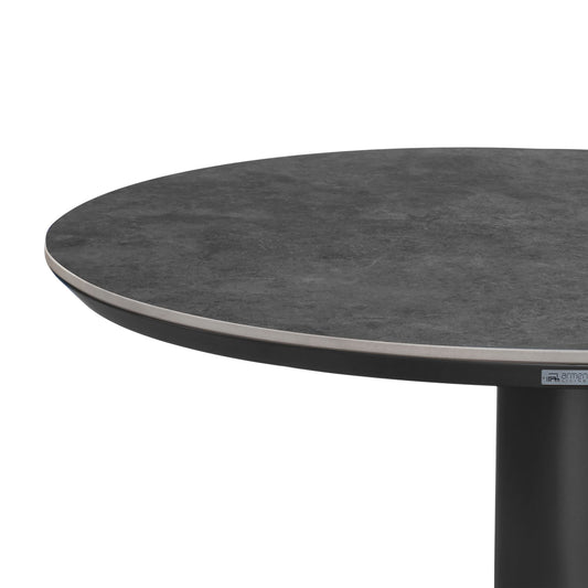 Clarke - Round Outdoor Bar Table - Black
