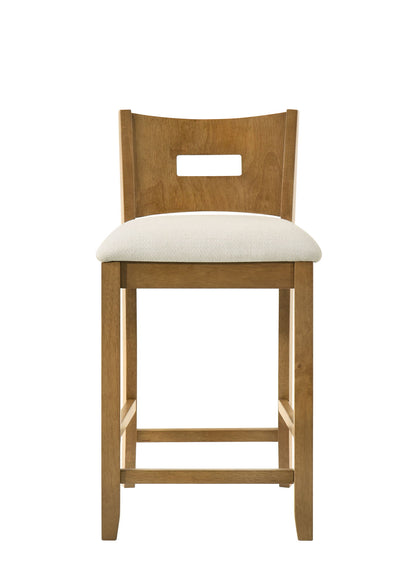 Ren - 30" Bar Height Rubberwood Barstool