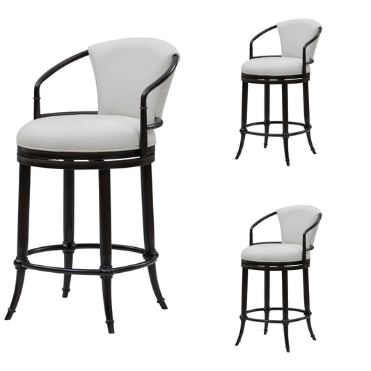 Otis - Upholstered Swivel Counter Height Barstool