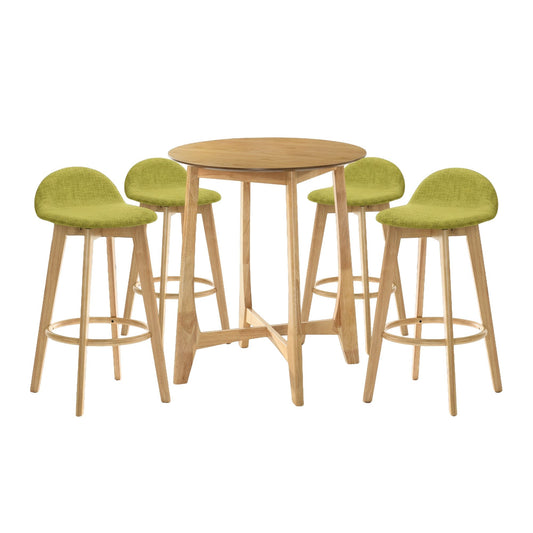 Vera - 5-Piece Wood Bar Set