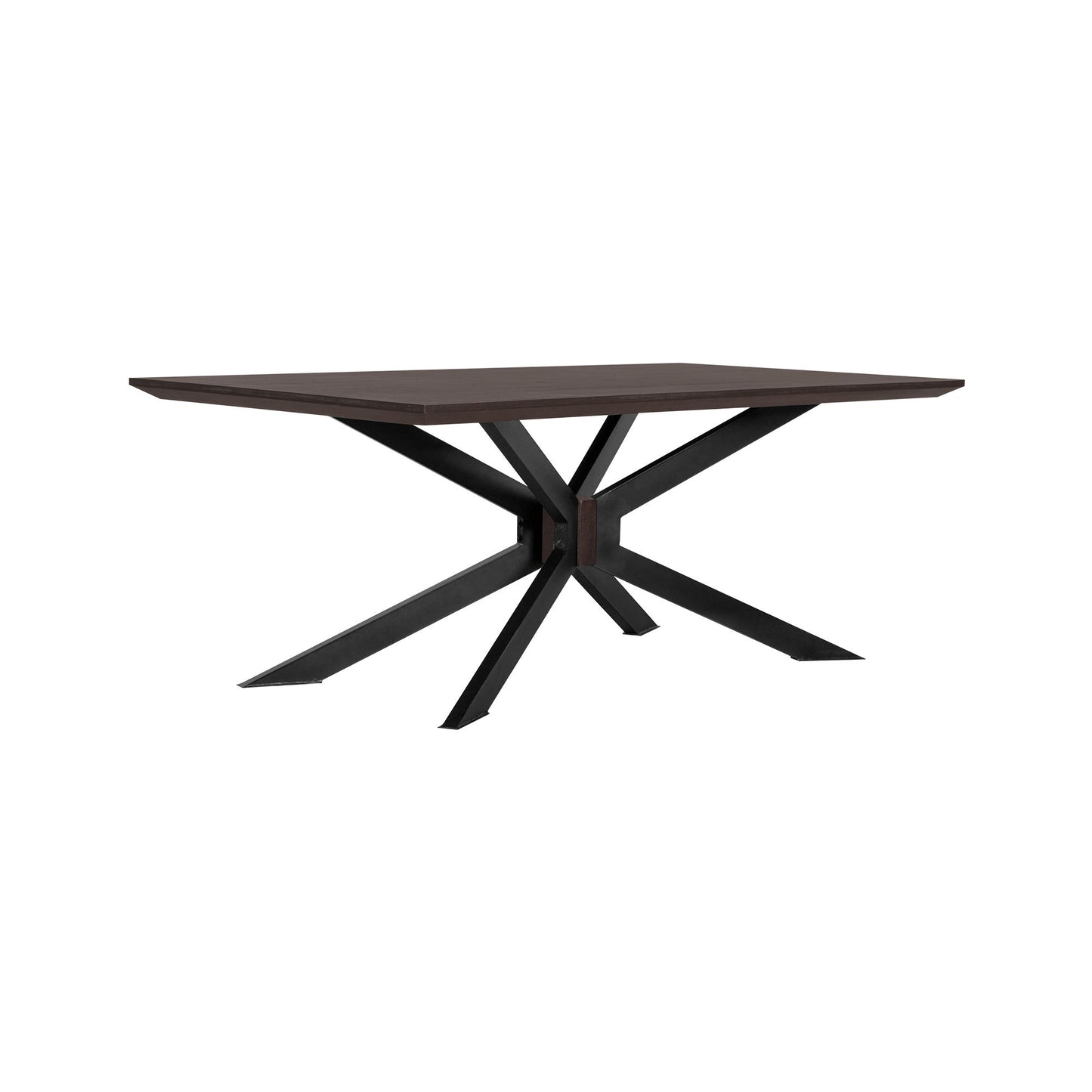 Pirate - Acacia Modern Dining Table - Coffee Bean Brush / Natural Black