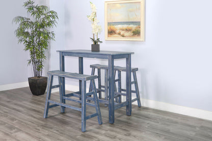 Marina - Bench With Wood Seat