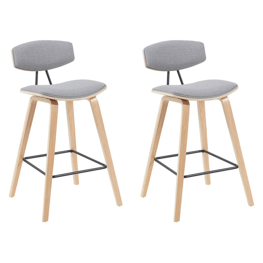 Fox - Swivel Bar Height Stool - Light Brown