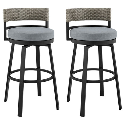 Encinitas - Outdoor Patio Swivel Bar Stool Set