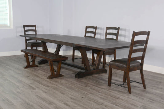 Homestead - Bench With Turnbuckles - Tobacco Leaf