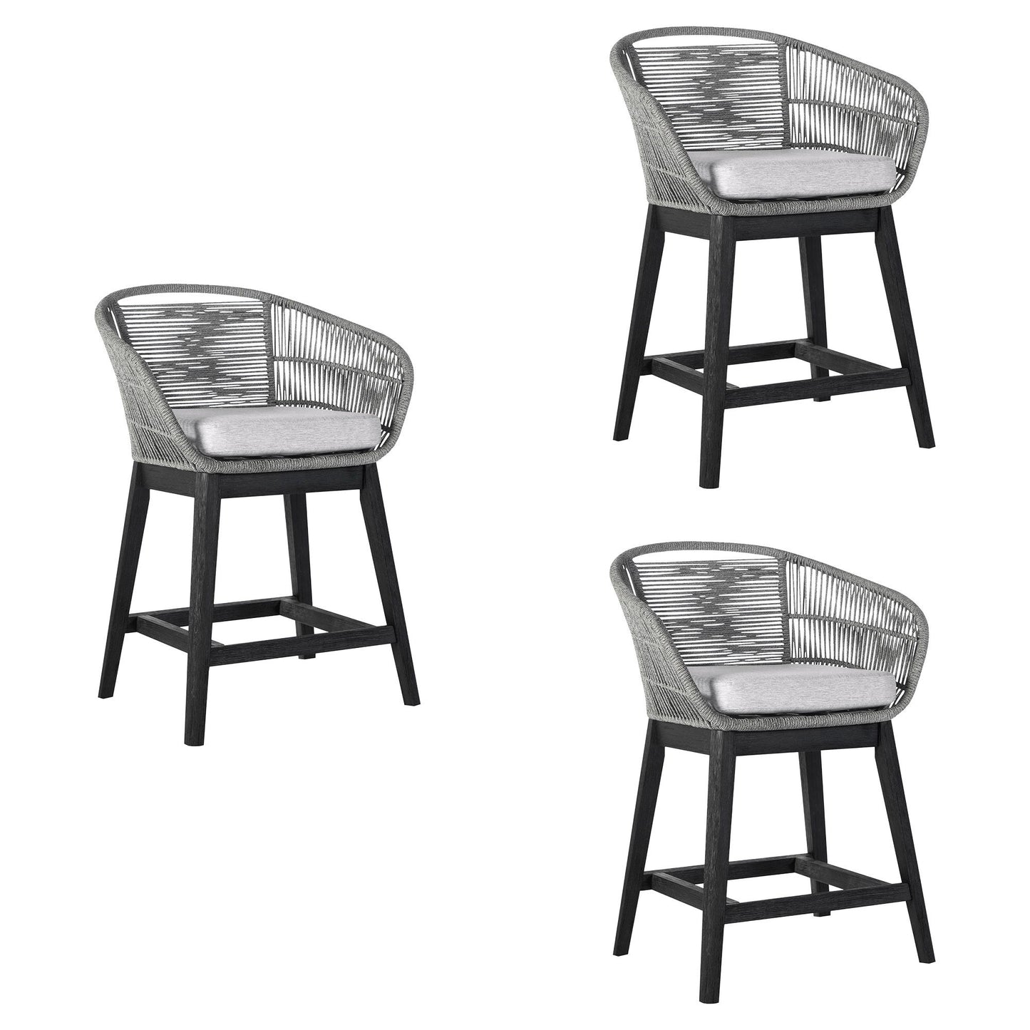 Tutti Frutti - Indoor Outdoor Counter Height Bar Stool Set