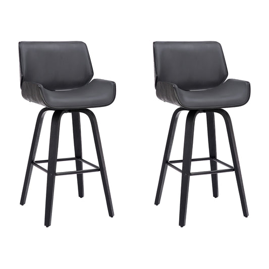 Tyler - 26" Counter Height Swivel Bar Stool With Black Frame