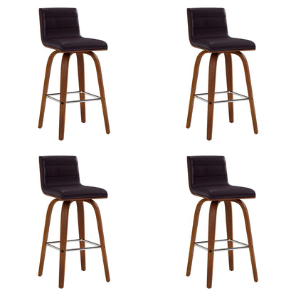 Vienna - 26" Swivel Counter Stool - Walnut Wood