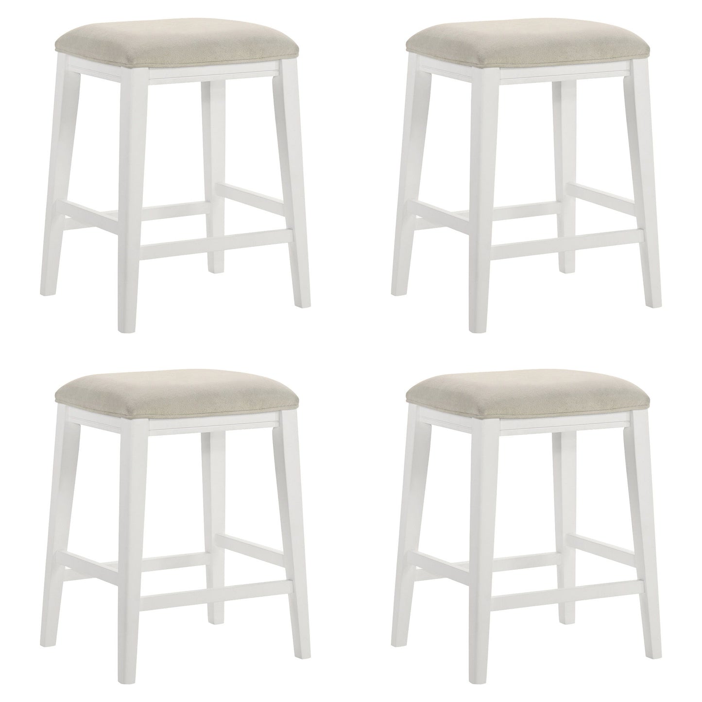 Jane - Contemporary Transitional Wood Counter Height Kitchen Bar Stool