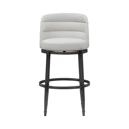 Eunice - Faux Leather Upholstered Swivel Barstool