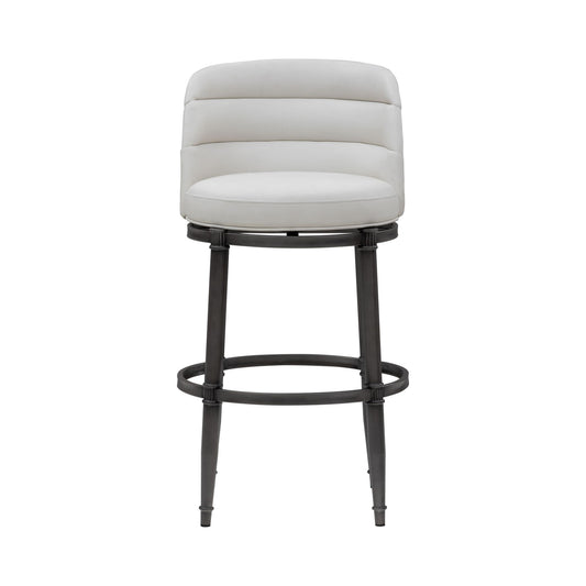 Eunice - Faux Leather Upholstered Swivel Barstool