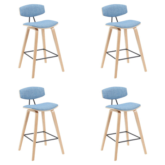 Fox - Swivel Counter Height Stool - Light Brown