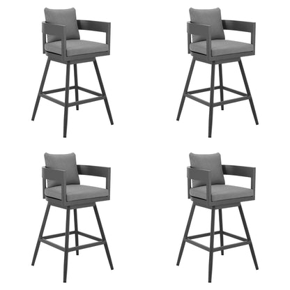 Menorca - Outdoor Patio Swivel Bar Stool Set