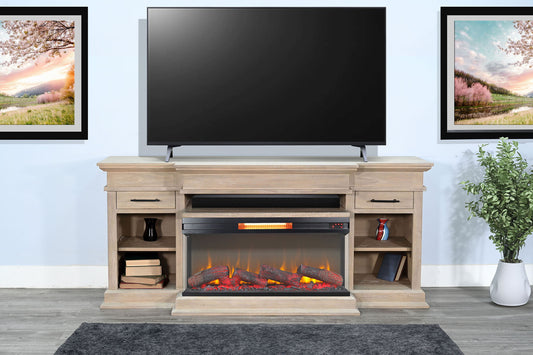 Liliana - Media Console Only (For 2001B-36P Insert) - Light Brown