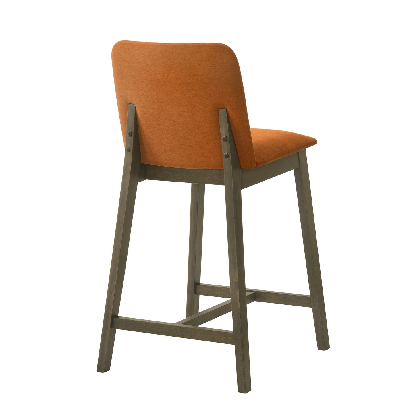 Allin - Upholstered Wood Counter Height Barstool