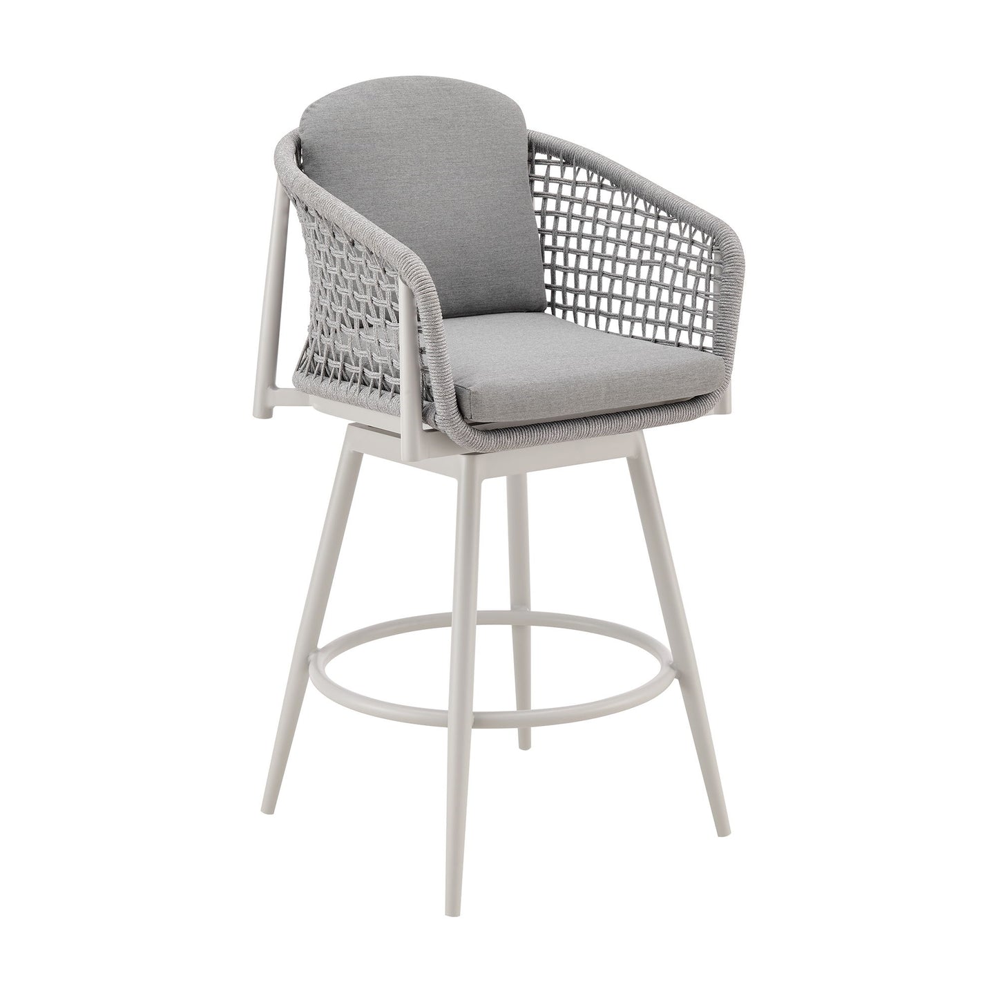 Rhodes - Outdoor Patio Swivel Counter Stool Set