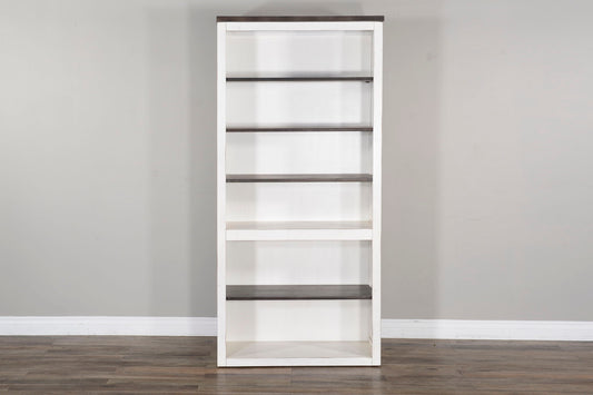 Carriage House - Bookcase / Open - Cottage White / Europen Dark