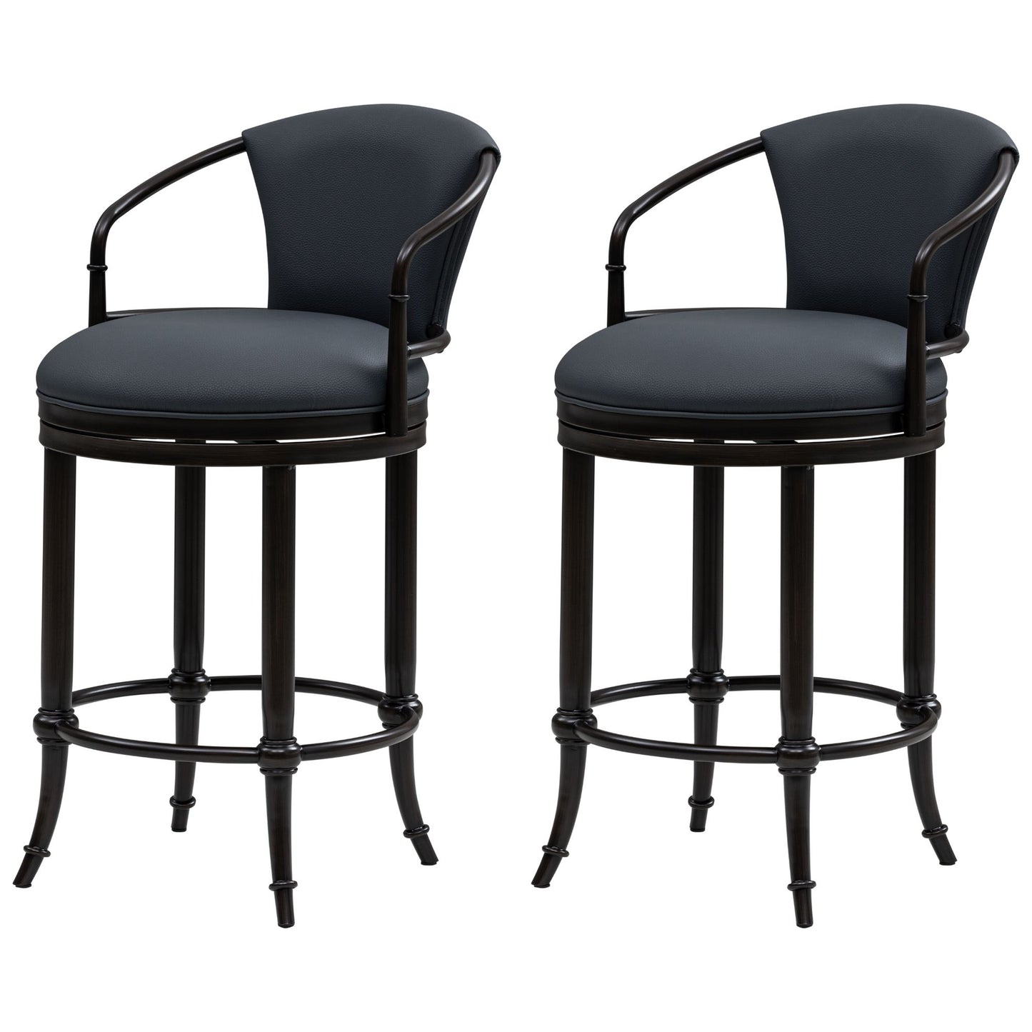 Otis - Upholstered Swivel Counter Height Barstool