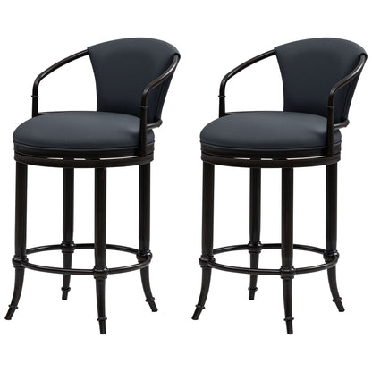 Otis - Upholstered Swivel Counter Height Barstool