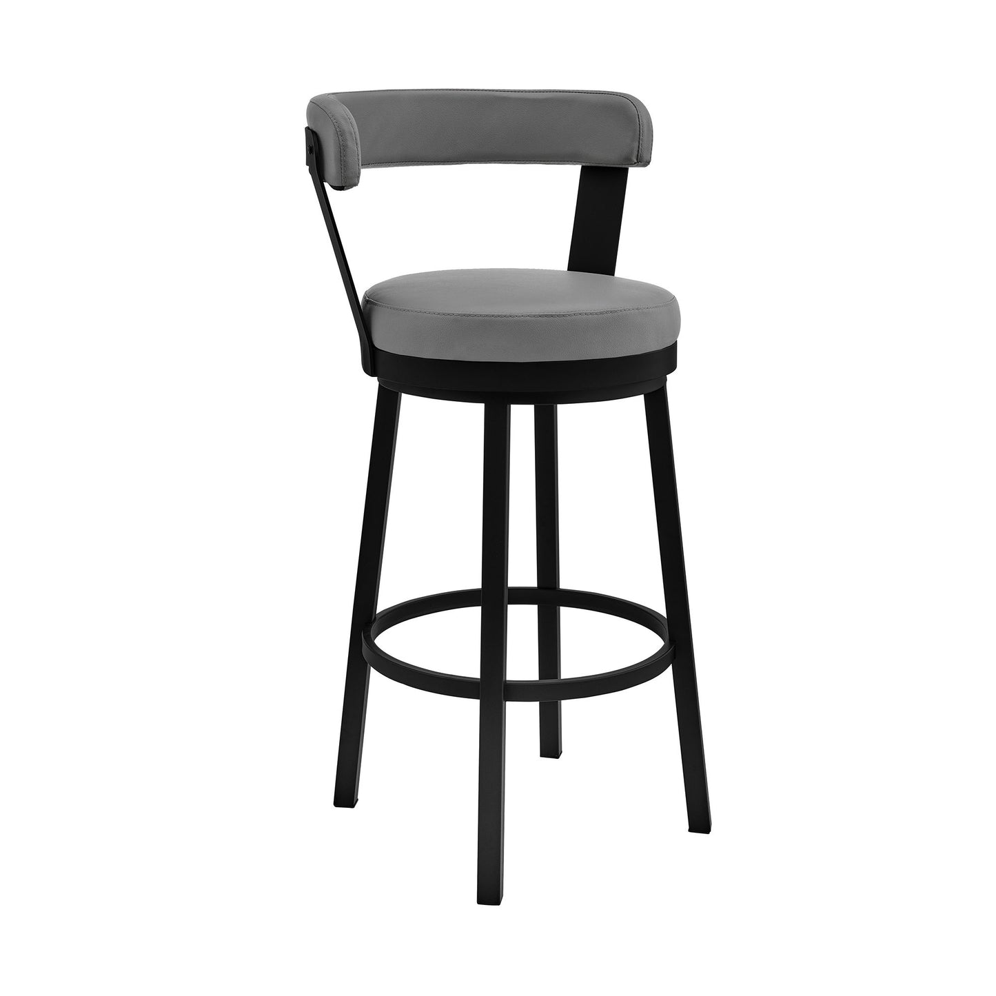 Kobe - Swivel Bar Stool - Black Finish