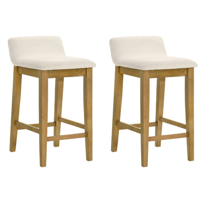 Annikah - Modern Transitional Wood Counter Height Kitchen Bar Stool