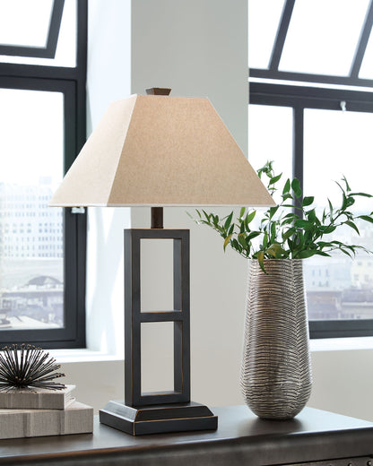 Deidra - Metal Table Lamp (Set of 2) - Black